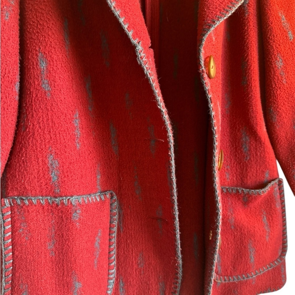 Kial Wool Blend Patterned Jacket - Picture 3 of 5